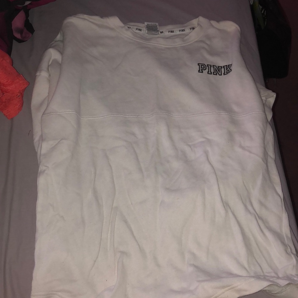 VS pink crew neck sweater